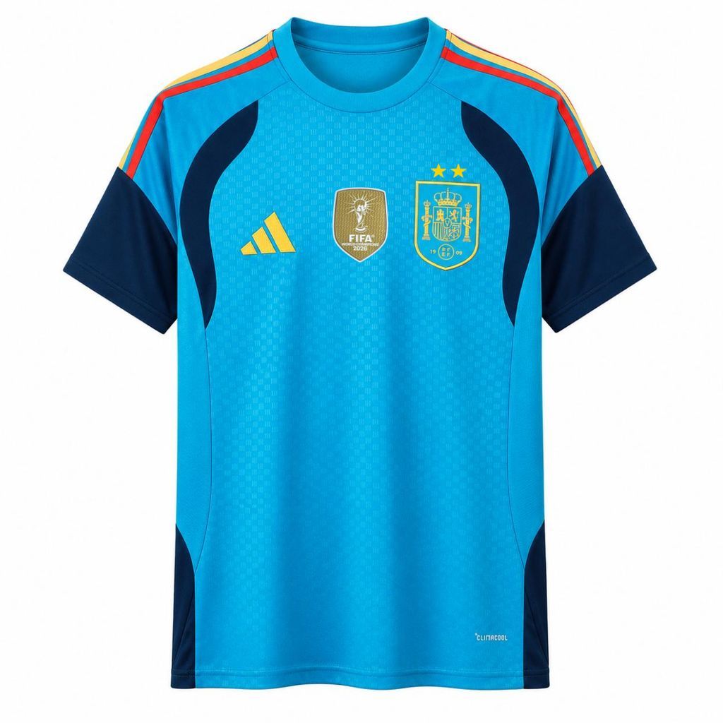 Men's Spain 2026 Pre-Match Training Jersey (Incl Patch)
