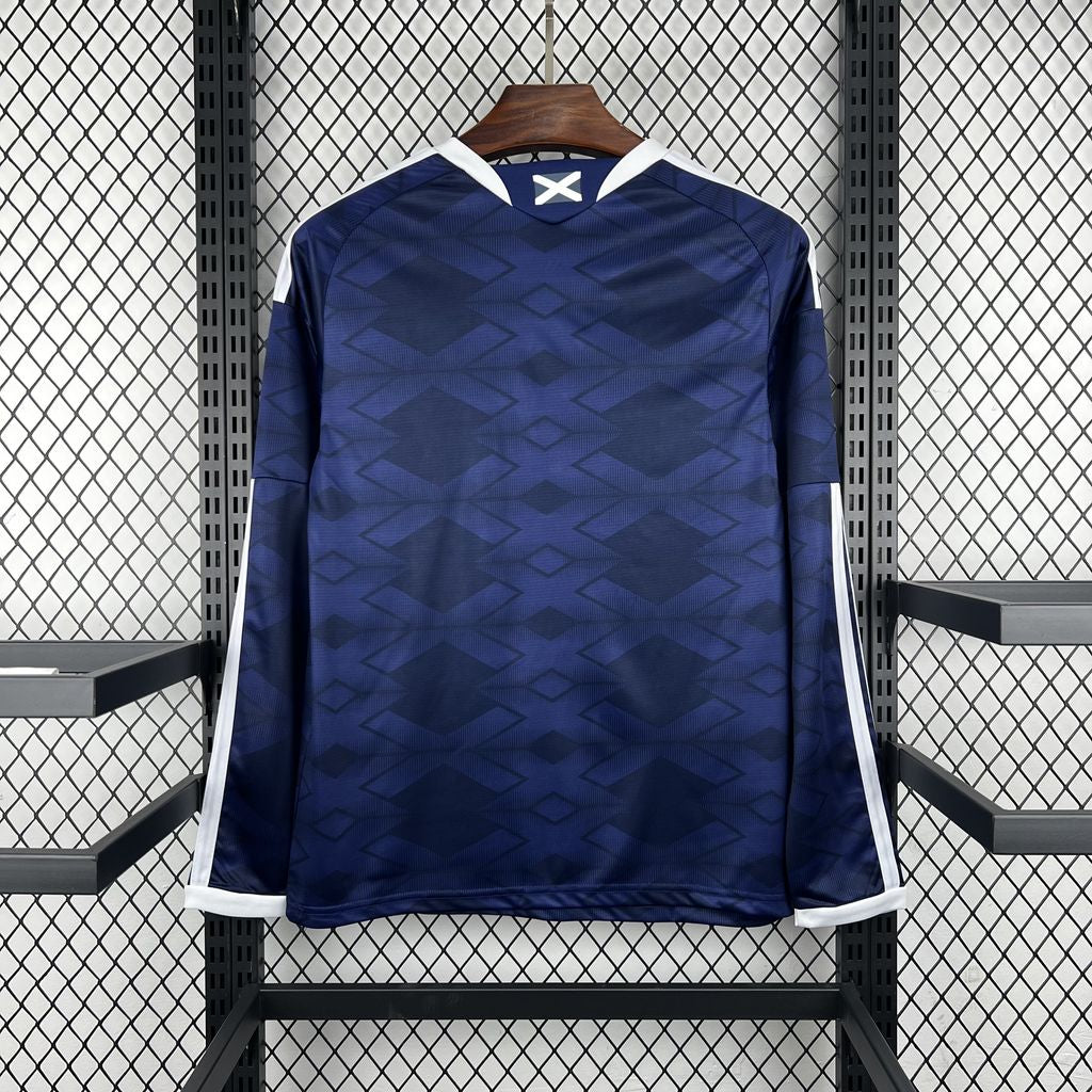 Men's Scotland 2026 Home Long Sleeve Jersey