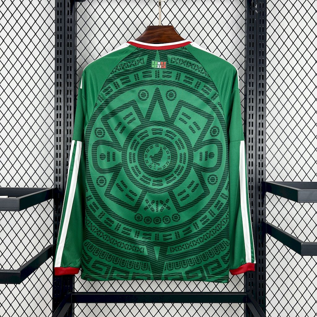 Men's Mexico 2026 Home Long Sleeve Jersey