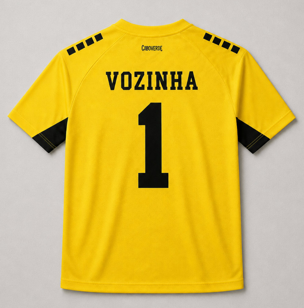 Men's Cape Verde 2026 Yellow GK Jersey