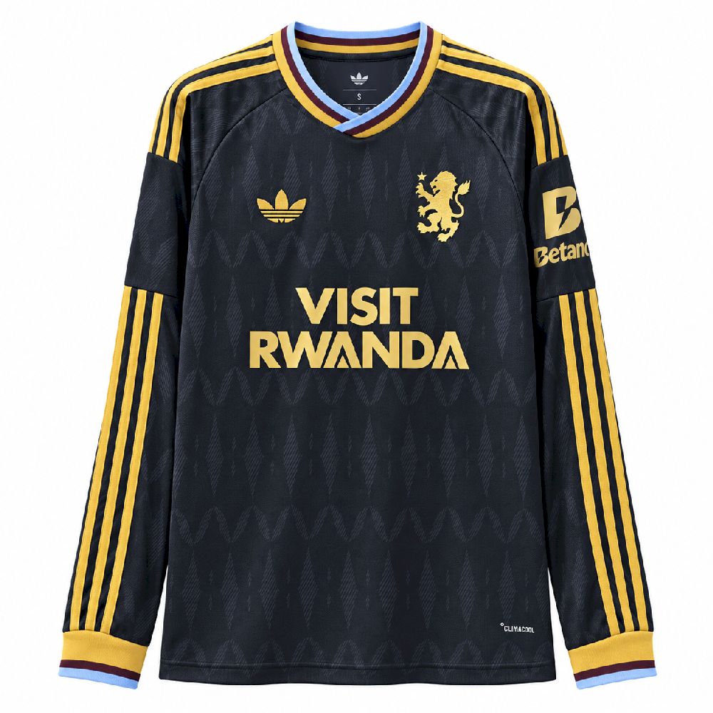 Men's Aston Villa 2026/27 Away Long Sleeve Jersey