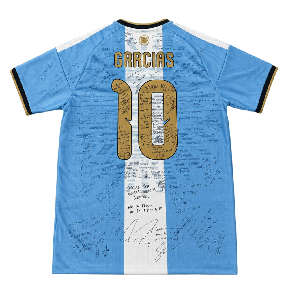 Men's Argentina 2026/27 Special "GRACIAS 10" Edition Jersey
