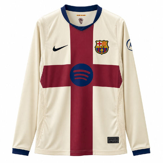Men's FC Barcelona 2026/27 Fourth Long Sleeve Jersey