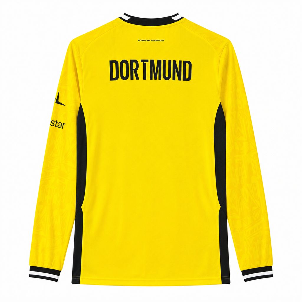 Men's Borussia Dortmund 2026/27 Home Long Sleeve Jersey