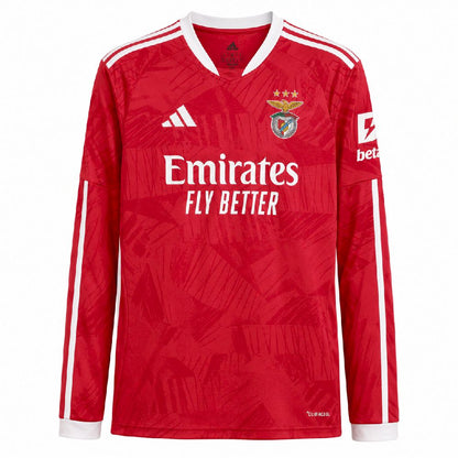 Men's SL Benfica 2026/27 Home Long Sleeve Jersey