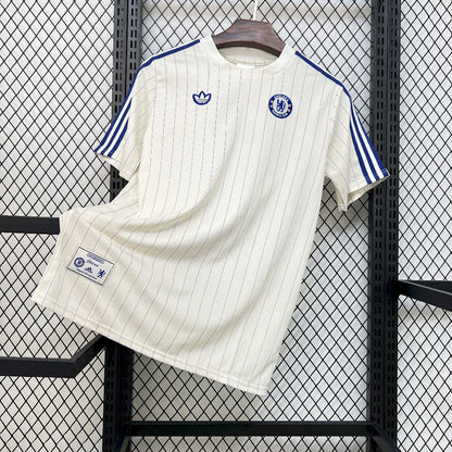 Men's Chelsea FC 2026 White Terrace Icons Jersey