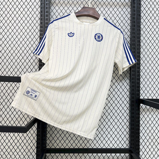 Men's Chelsea FC 2026 White Terrace Icons Jersey