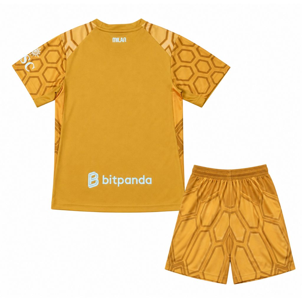 Kid's AC Milan 2026/27 Golden GK Kit