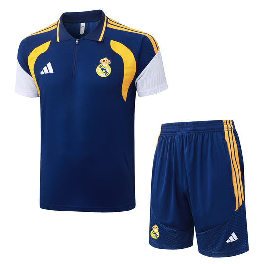 Men’s Real Madrid 2026 Training Polo Set – Shirt & Pocket Shorts