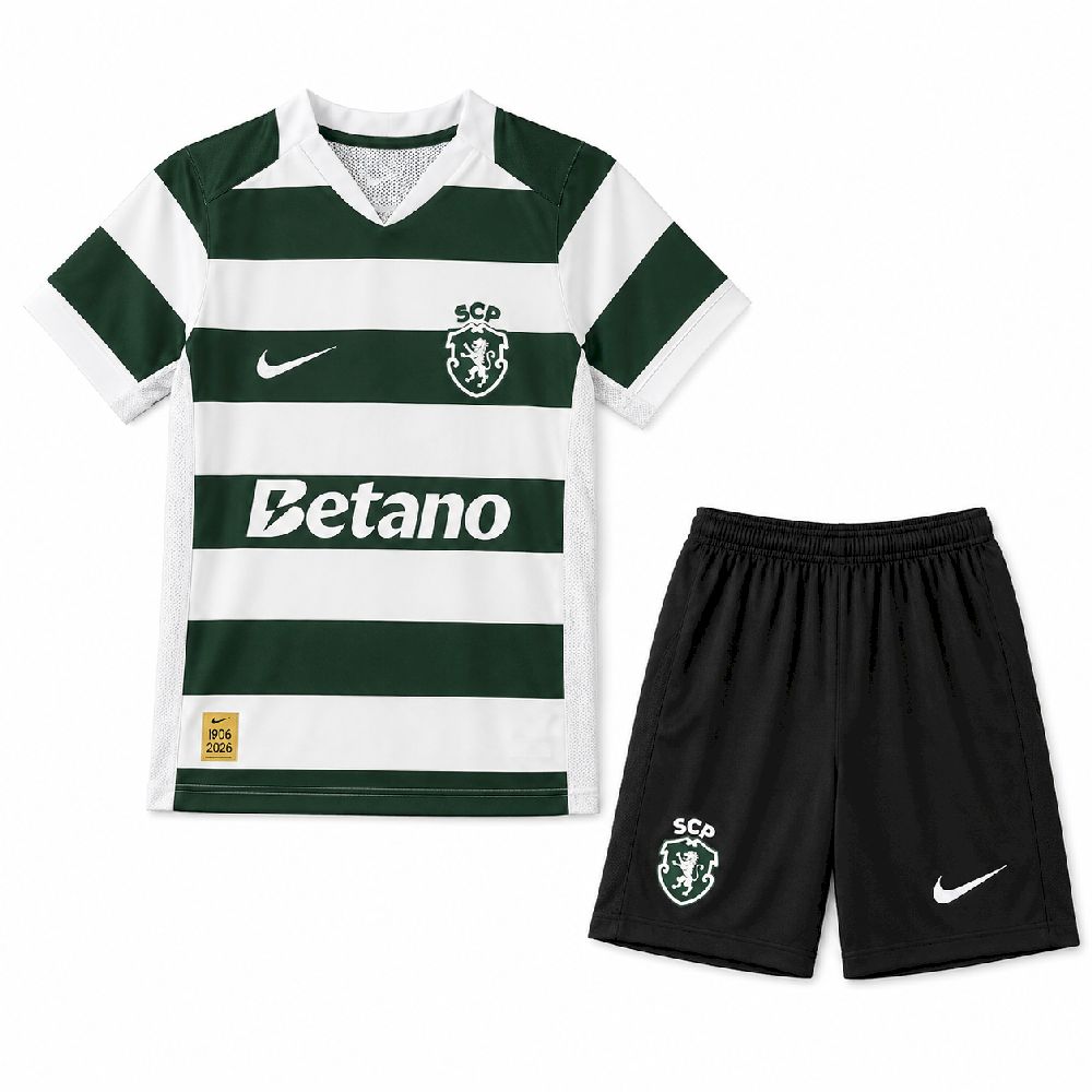 Kid's Sporting CP 2026/27 Home Kit