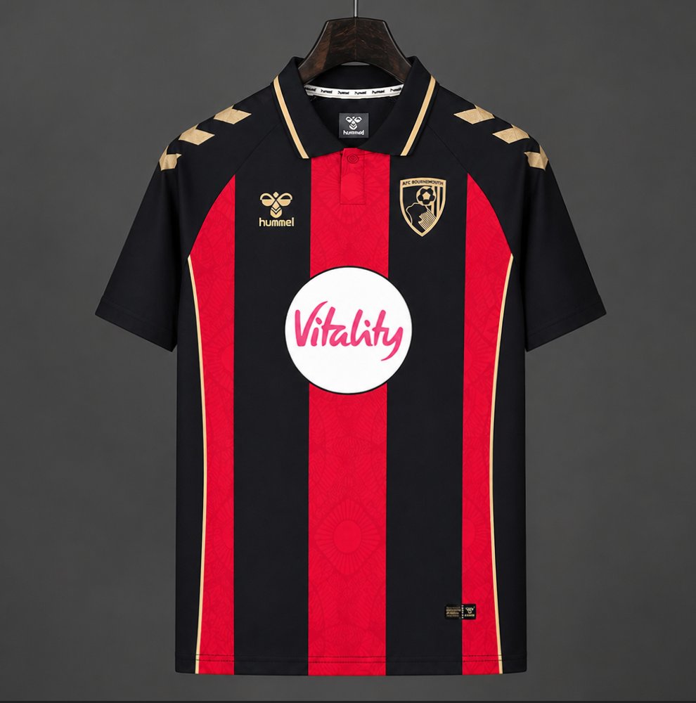 Men's AFC Bournemouth 2026/27 Home Jersey - Europa League Version
