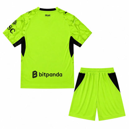 Kid's AC Milan 2026/27 Green GK Kit