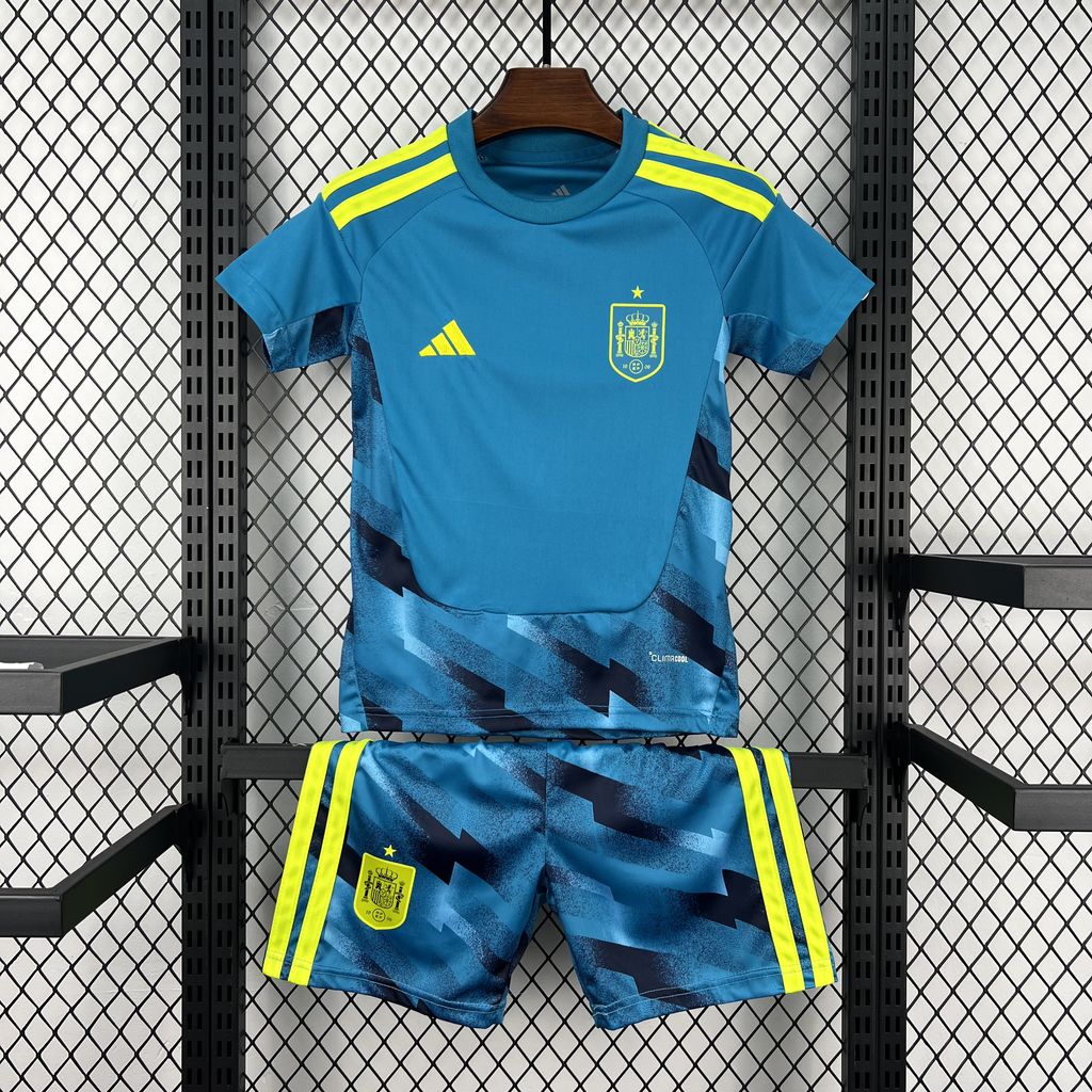 Kid's Spain 2026 Blue GK Kit