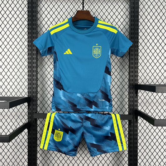 Kid's Spain 2026 Blue GK Kit
