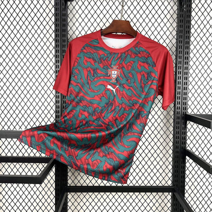 Men's Portugal 2026 Red Pré-Match Training Jersey