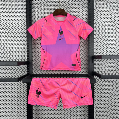Kid's France 2026 Pink GK Kit