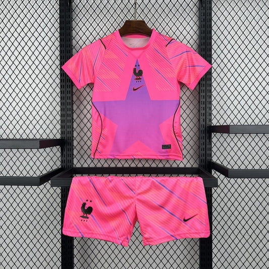 Kid's France 2026 Pink GK Kit