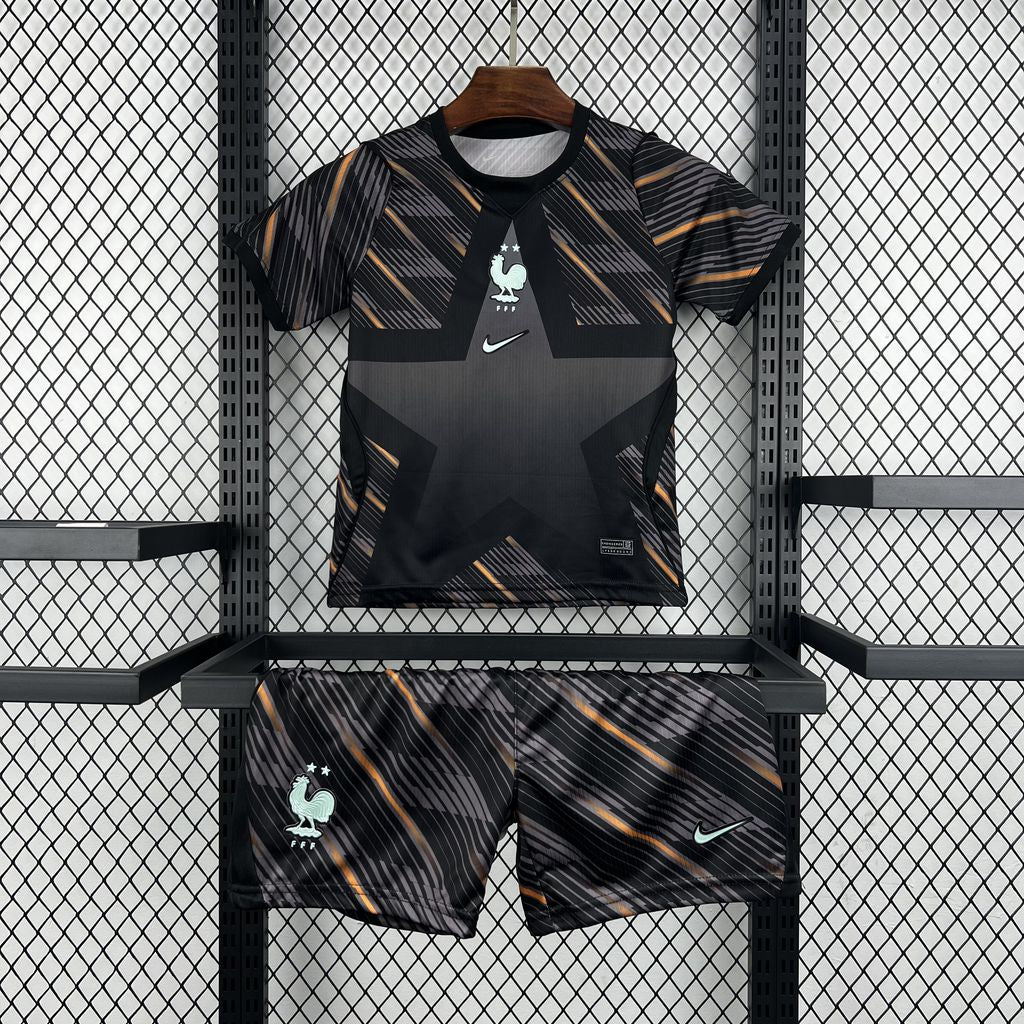 Kid's France 2026 Black GK Kit