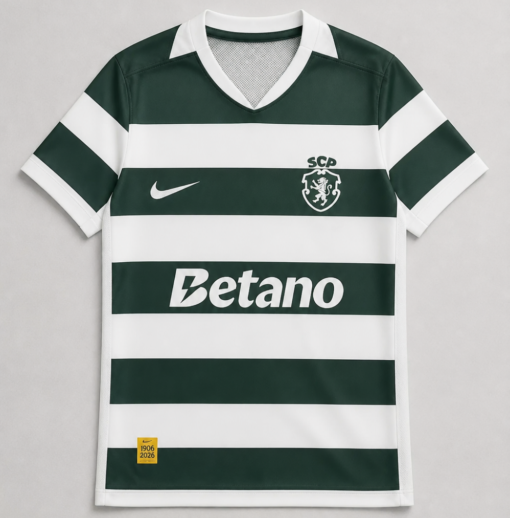 Men's Sporting 2026/27 Home Jersey