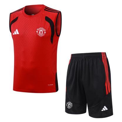 Manchester United 2026/27 Training Sleeveless Set – Sleeveless Shirt & Pocket Shorts