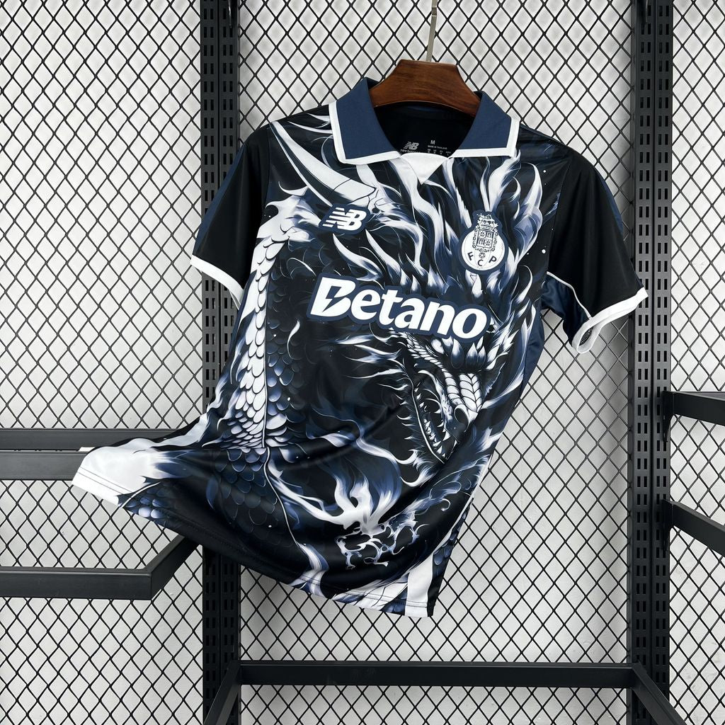 Men's FC Porto 2026/27 Black Dragon Edition Jersey