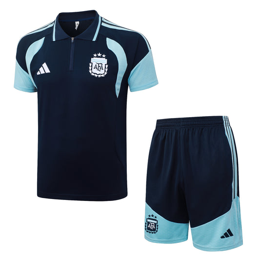 Men’s Argentina 2026 Training Polo Set – Shirt & Pocket Shorts