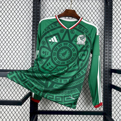 Men's Mexico 2026 Home Long Sleeve Jersey