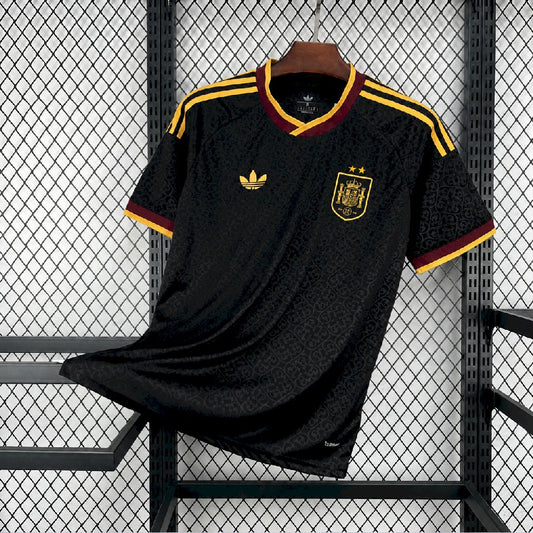 Men's Spain 2026 Black Special Edition Jersey (2 stars)