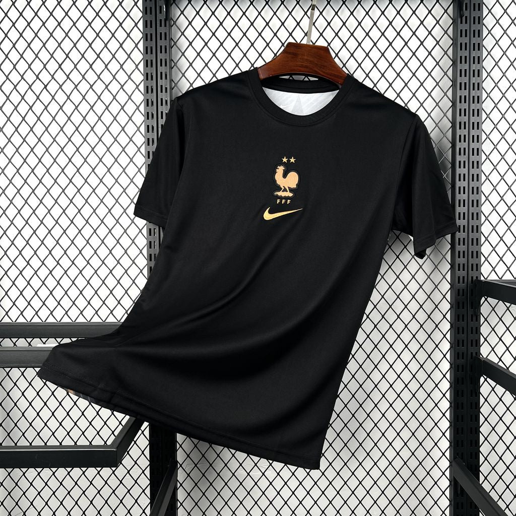Men's France 2026 Black Training Jersey