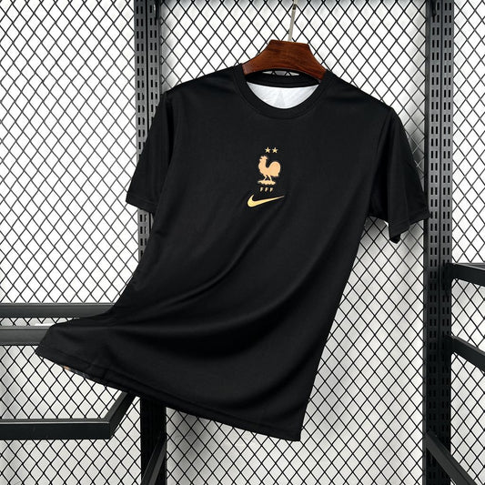 Men's France 2026 Black Training Jersey