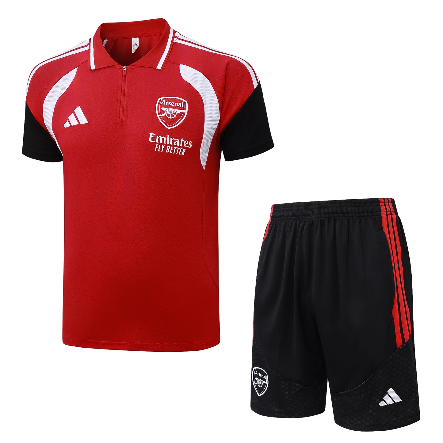 Men’s Arsenal FC 2026 Training Polo Set – Shirt & Pocket Shorts