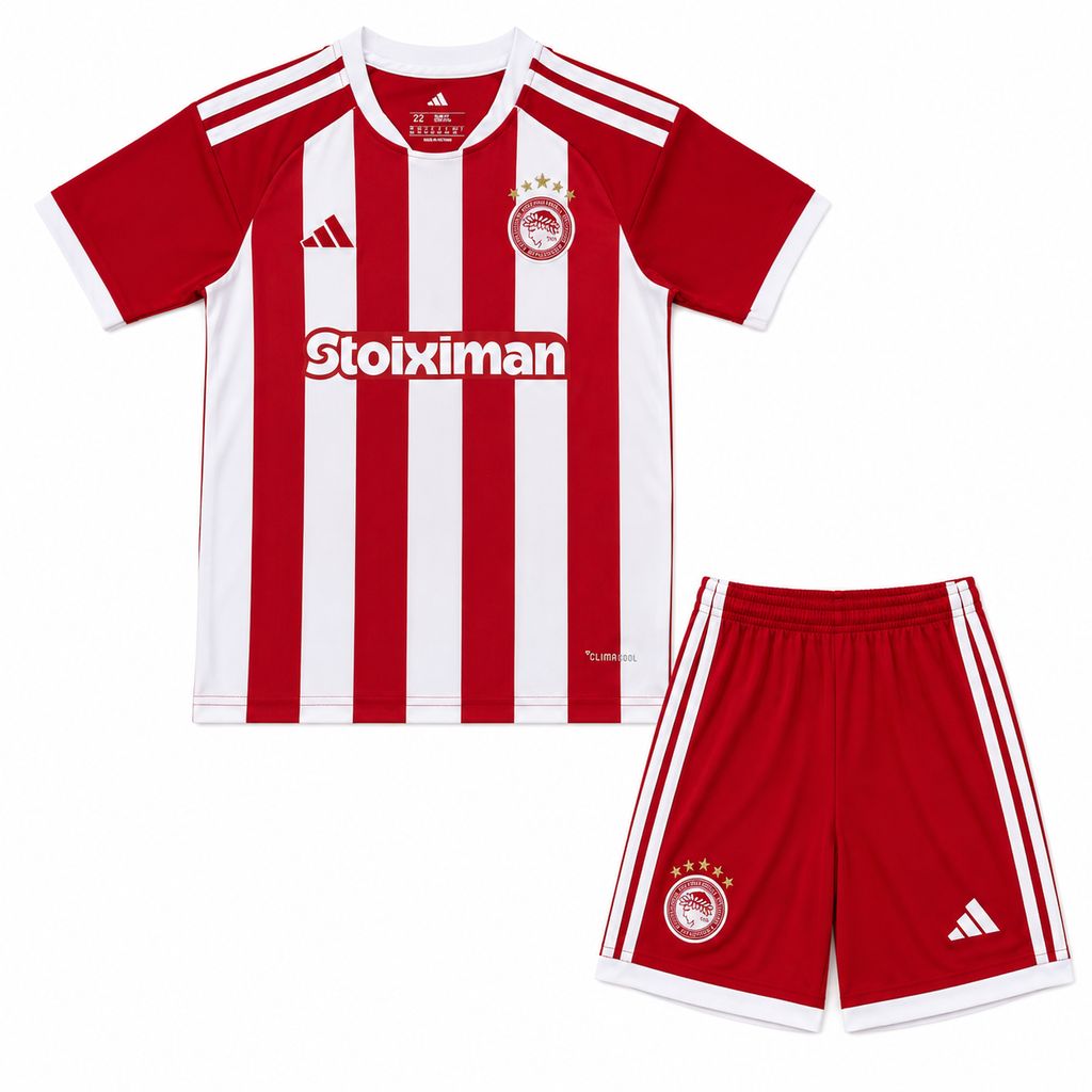 Kid's Olympiacos 2026/27 Home Kit