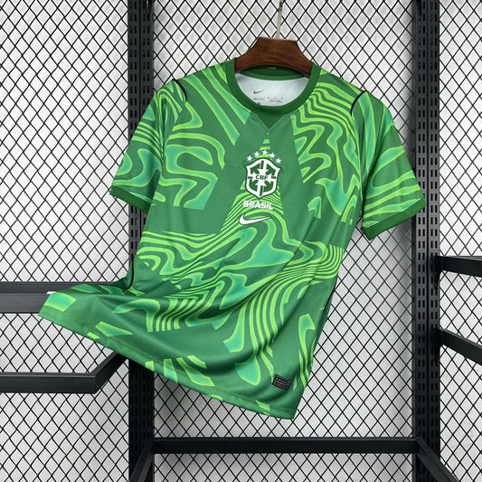 Men's Brazil 2026 Green GK Jersey