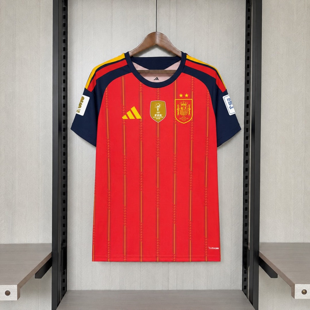 Men's Spain 2026 Home Jersey (Champions 26 Version)