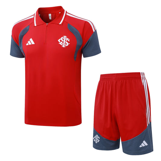 Men’s SC Internacional 2026 Training Polo Set – Shirt & Pocket Shorts
