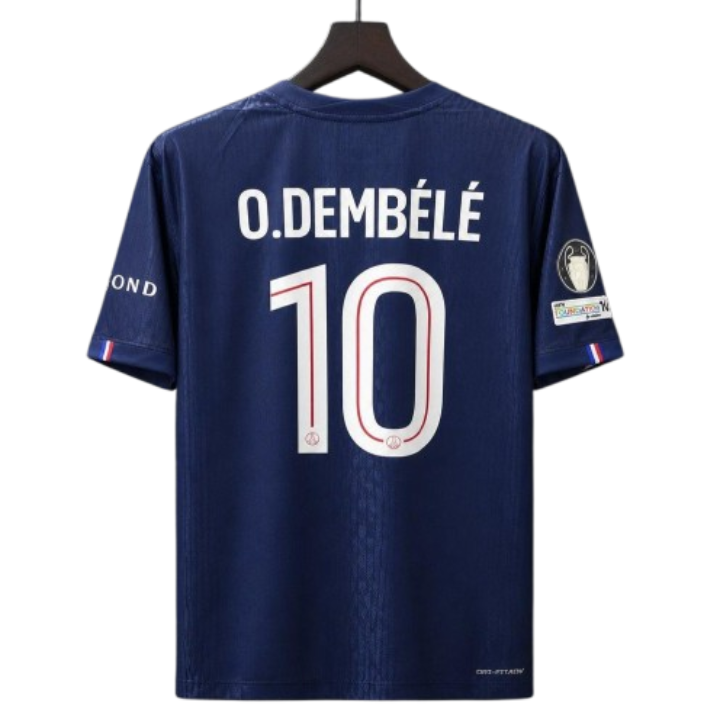 Men's Paris Saint-Germain 2025/26 Home Jersey - UCL Final Edition (incl. All patches)