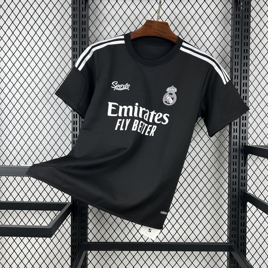 Men's Real Madrid 2026/27 Black Casual Jersey