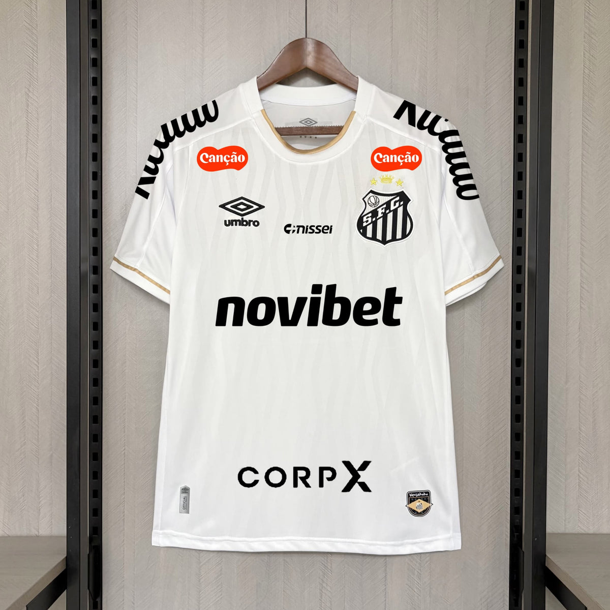 Men's Santos FC 2026 Home Jersey (All Sponsors)