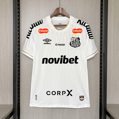 Men's Santos FC 2026 Home Jersey (All Sponsors)