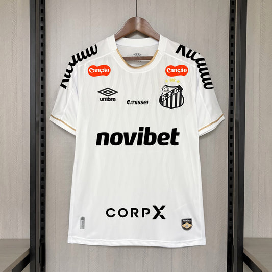 Men's Santos FC 2026 Home Jersey (All Sponsors)