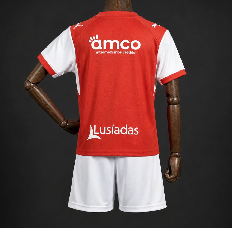 Kid's SC Braga 2026/27 Home Kit
