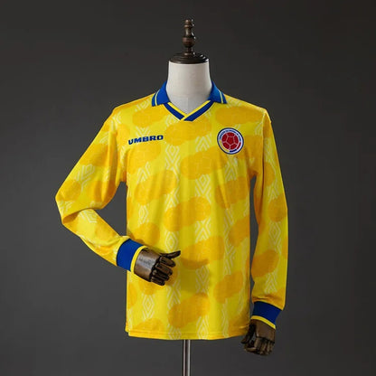 Retro's Colombia 1994 Home Long Sleeve Jersey